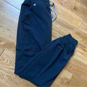 Figs high waisted Zamora jogger size small petite in dark harbor